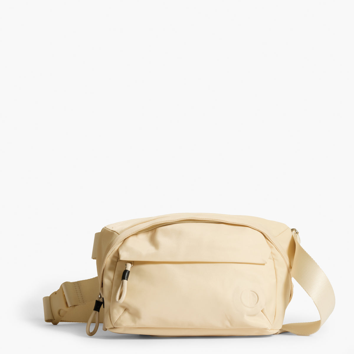 Practice Phase Sling Pack belt bag in Tofu cream color