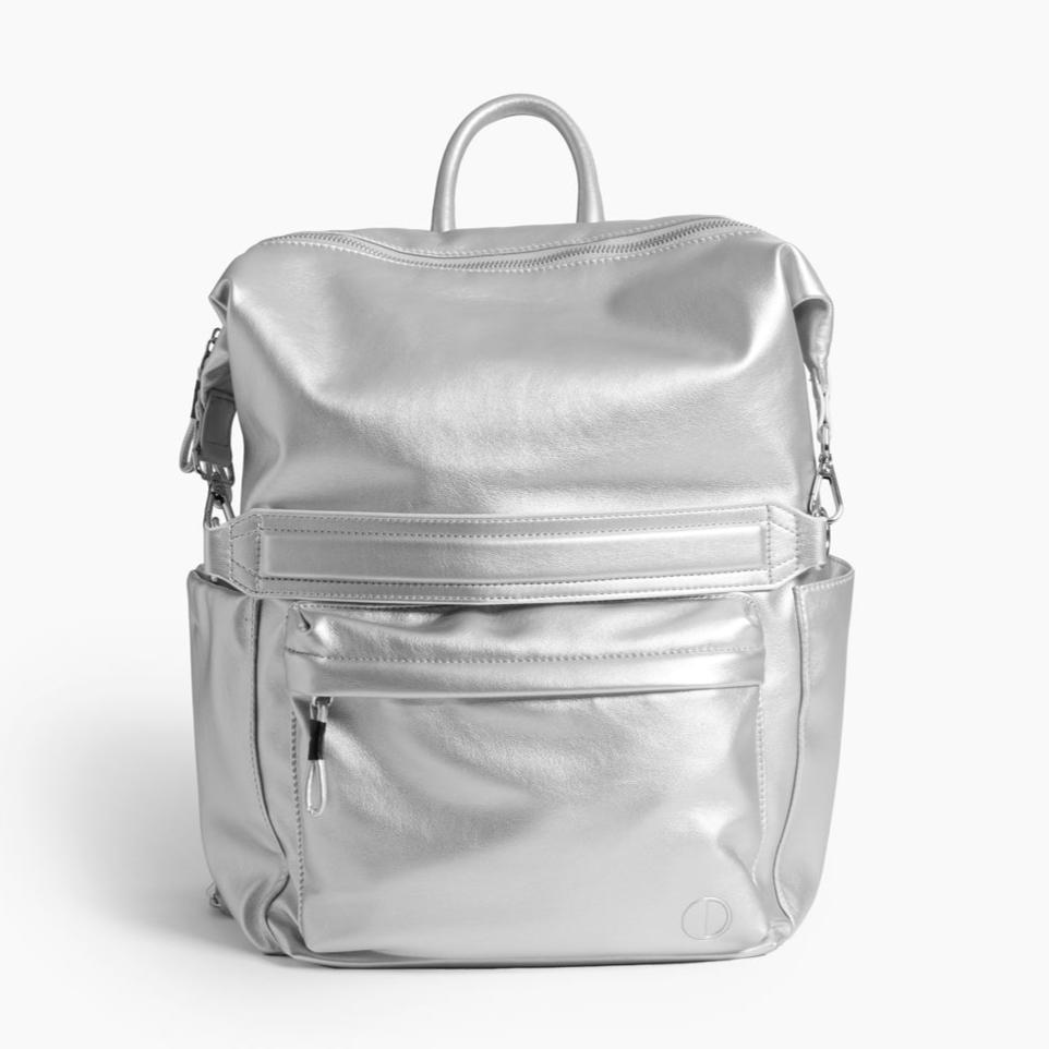 Practice Karma Medium Backpack in Silver color