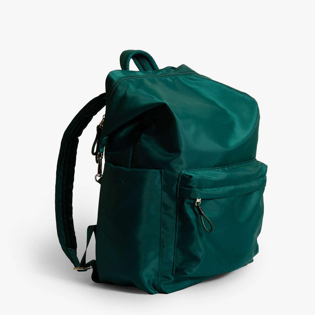 Practice Karma Medium Backpack in Forest green color side view